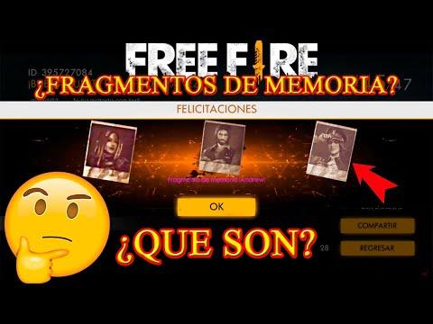 FRAGMENTOS DE MEMORIA EN FREE FIRE