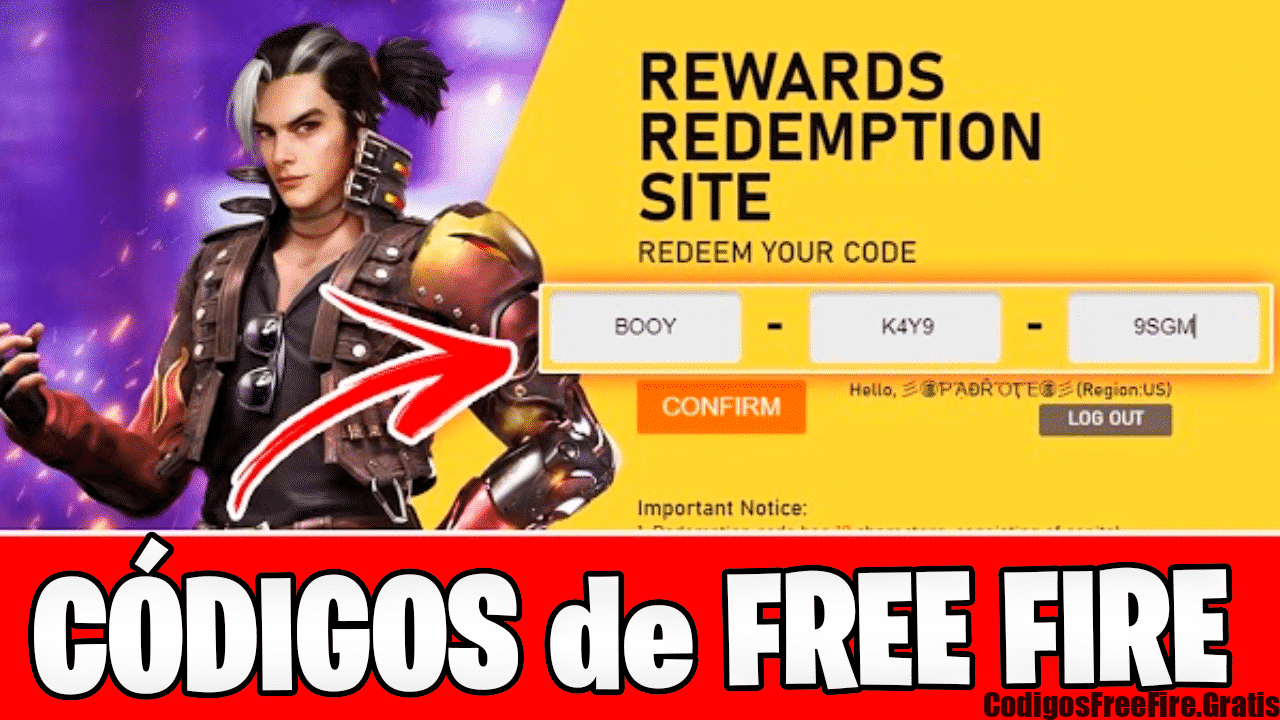 Codes Free Fire To Redeem Today January 2021